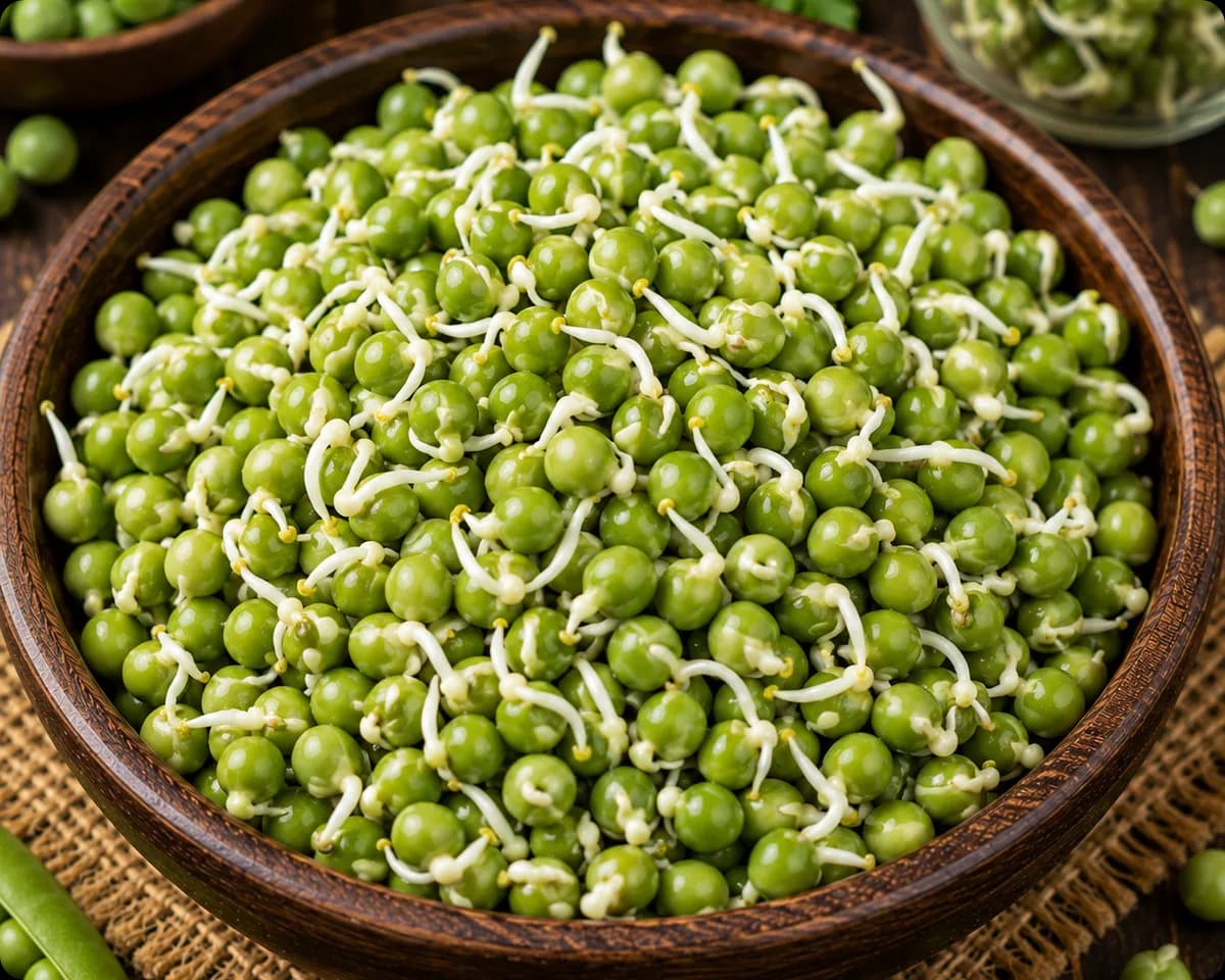 Green Peas Sprouts