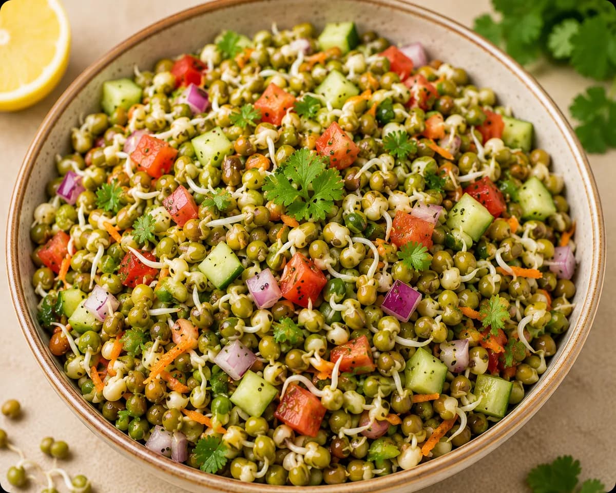 Moong Sprouts Salad